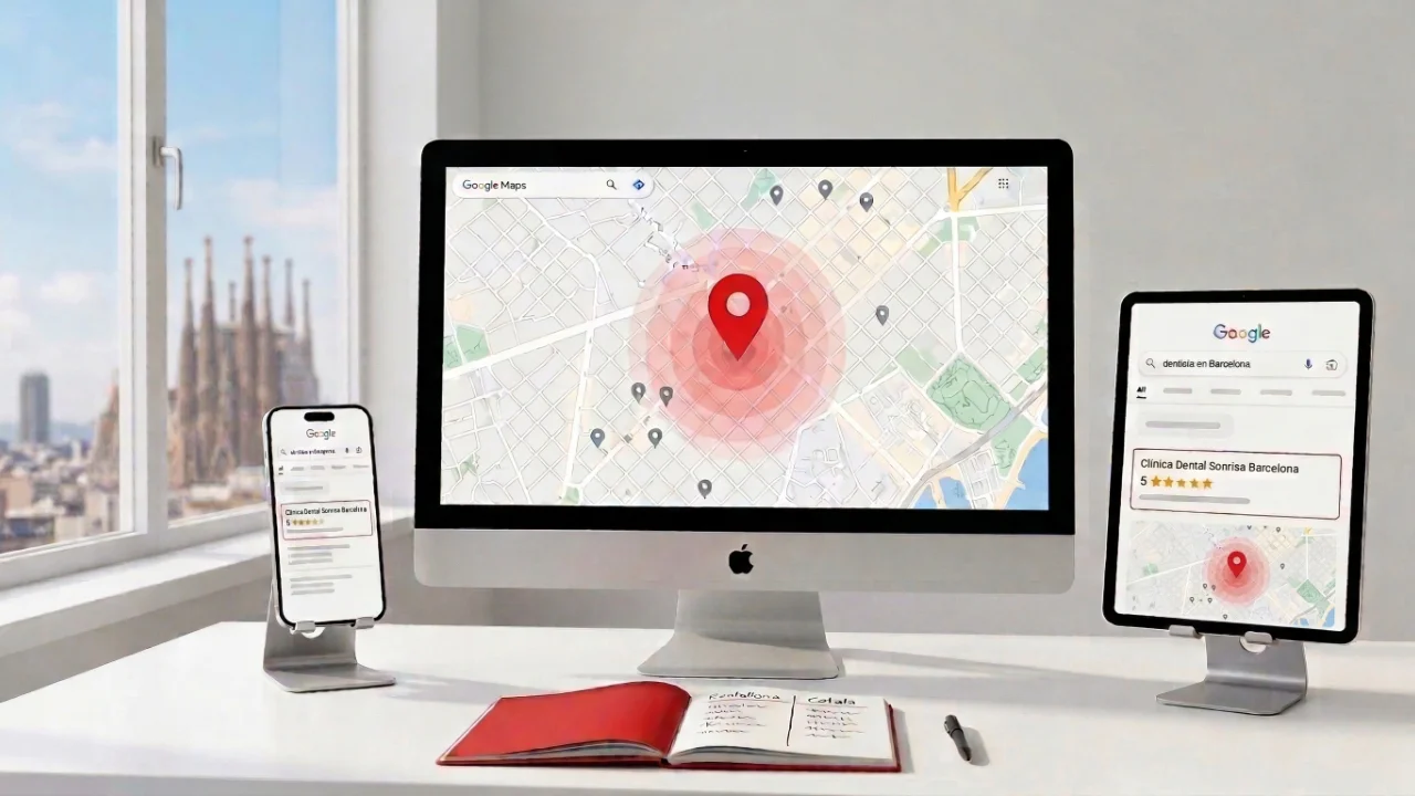 SEO para dentistas en Barcelona - Posicionamiento en Google Maps