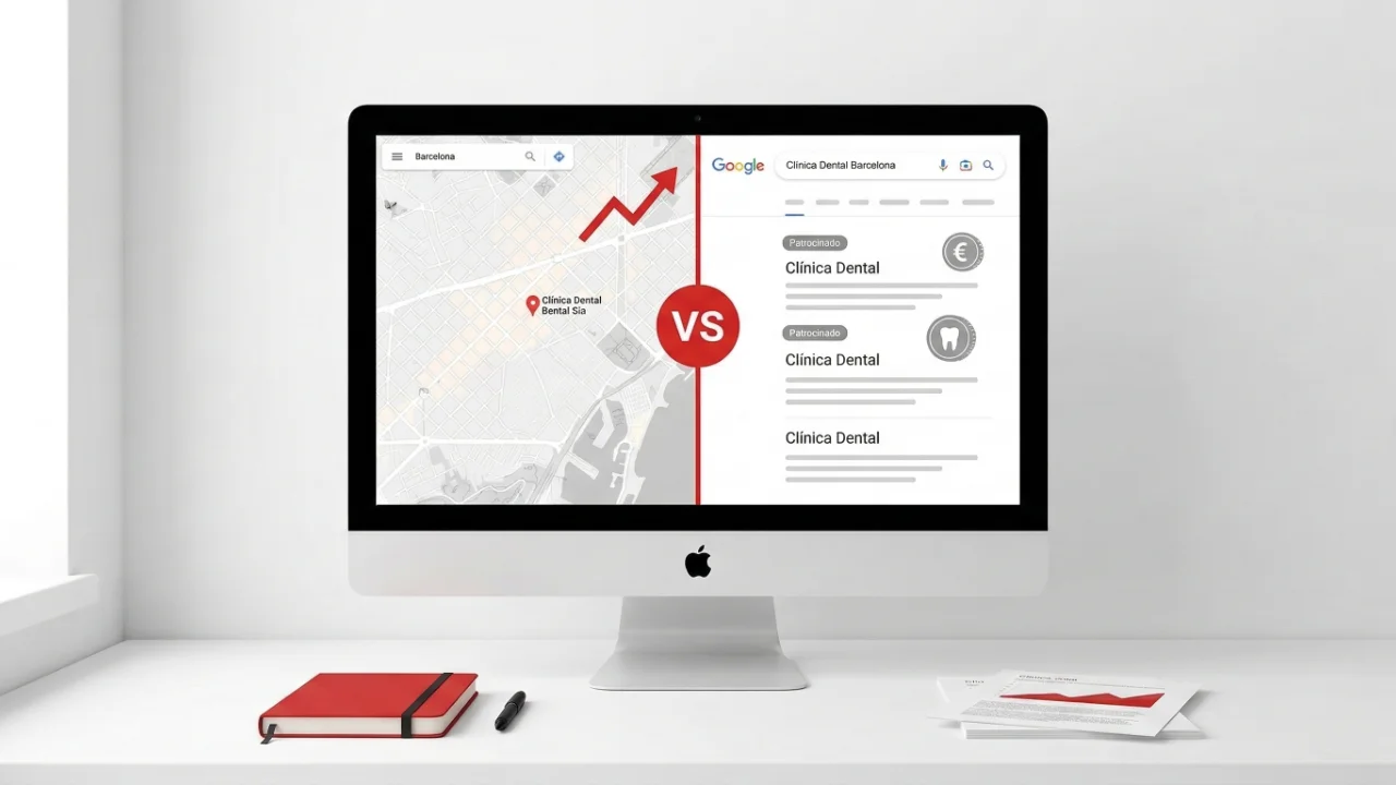 Comparativa SEO local vs Google Ads para negocios locales